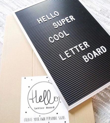 letter board