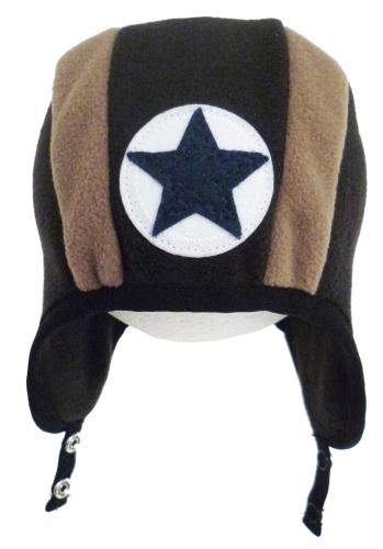 speedy hat button black/camel