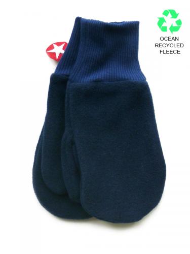 wantjes organic fleece - dark blue