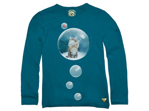 longsleeve - bubbles - blue - outlet